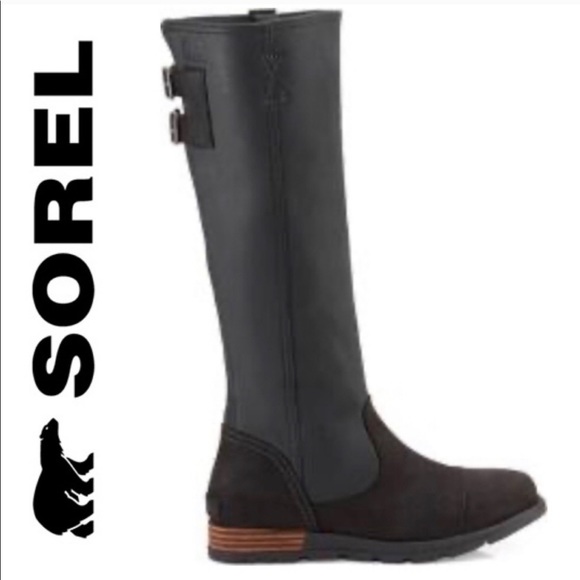sorel waterproof black boots